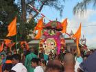 A family with their Ganesha idol