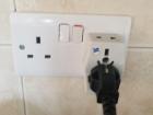The outlets here are different and have on/off switches!