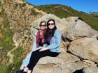 Emily and I on a hike in Barcelona
