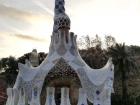 A sunset at Park Güell