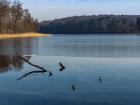 There is still a thin layer of ice on the lake, but winter is almost over!