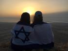 Another picture of Amanda and me taken four years ago, as we watching the sunrise on the top of Masada