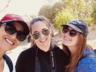 Morgan, my host mom, Orit and me in Ein Gedi