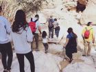 My host family and me hiking at Ein Gedi 