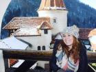 A photo of me inside Dracula's Castle, a.k.a. Bran's Castle