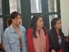 In Vietnam, students stand up when they answer a question in class