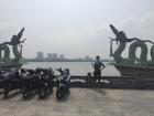 I wish I had one of the bikes I am standing by
