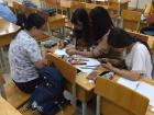 Chinh is a leader when the class does group work