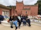 At Park Guell appreciating the culture and beautiful views