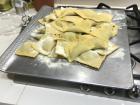 These are our raviolis right after we finished making them