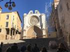 The cathedral of Tarragona was built over the ruins of a Roman temple