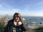 Here I am, Barcelona spread out behind me!