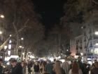 We explored the tree lined path of La Rambla and carefully watched out for pickpockets!