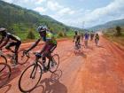 The Rwandan cycling team