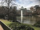 Outside of the Palacio del Cristal (Crystal Palace) in Madrid