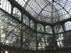Inside the Crystal Palace in the Parque de Buen Retiro (Good Rest Park) in Madrid