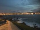 A Coruña lit up at night