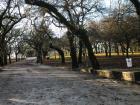 Looking towards the church on top of the hill