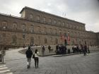 Outside of the Medici Palace in Florence.