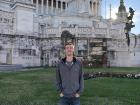 Me in front of the Roman Forum