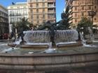 A cool statute outside of the Ayuntamiento (city hall) of Valencia