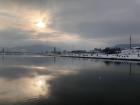 The light shining through the clouds on to the lake was really magical!