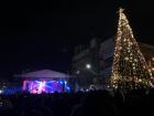 New Year's Eve celebrations in the central square