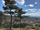 Looking out toward Prishtina from a park outside the city