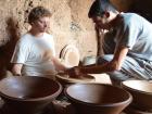 Learning the local pottery methods in Tameslouht