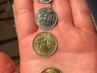 Malaysian coins (sen = cents)