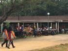 Students’ motorbikes parked during school