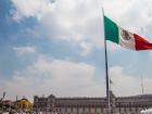 La Plaza de La Constitucion, or The Plaza of the Constitution, is in the center of Mexico City and is home to the largest Mexican flag I have ever seen