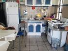 Our kitchen in our cozy apartment