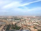 A view from Madrid, the capital of Spain, from the airplane when I first arrived in Spain.