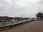 A view of Lyon from the middle island (Presqu'Île) overlooking the Rhône river