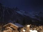 The town of Chamonix is situated within the French Alps mountain range, near Mont Blanc