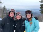 I love to ski, so this picture is my friends and I skiing in New Hampshire