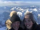 My friend and I at the top of Mount Blanc