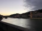 At night, the water is quite beautiful on the rivers in Lyon 