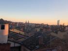 In the morning, you can watch the sun rise spectacularly over all of the buildings in Lyon 