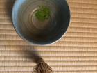 The matcha powder and whisk for the tea I would make, before water was added