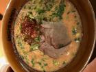 The most common ramen topping is pork slices and spring onions