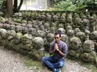 At Otagi Nenbutsuji, a temple with over 1,000 Buddha statues