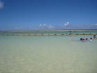 The sea in Okinawa is the most beautiful one Hiroki and I have ever seen