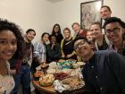 Thanksgiving with friends and food from around the world