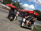 You get to experience all sorts of modes of transportation when you are abroad, like traveling by mototaxi