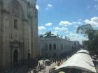 Beautiful weather for a market in the main square of Mérida