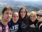 Alejandro, myself, Audrey, Morgan and Ana at the top of our hike