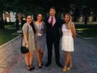 Myself, coworkers Megan and Sarah, and our boss Brendan