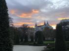 Sunset over the Prado Museum from Retiro 